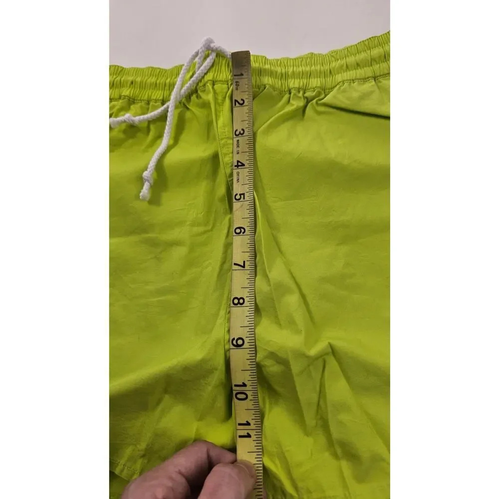 NWT BP Lime Green Shorts Women Prairie Cotton Sport Lounge Neoncore S Nordstrom